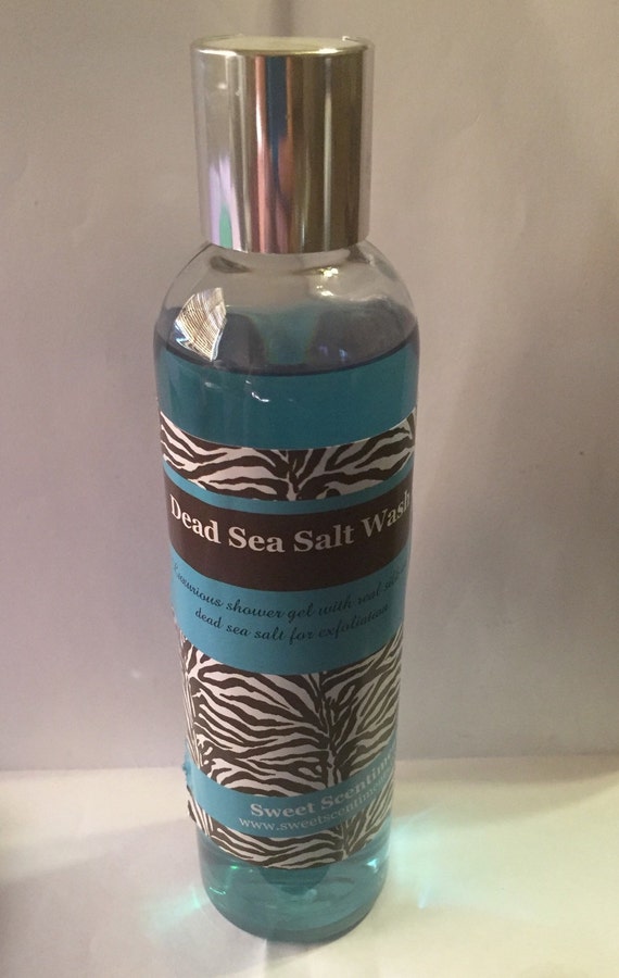 Dead Sea Salt Body Wash made with real silk by