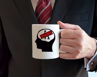 Mature coffee mug, sex on the brain, coffee mug, funny mug, blowjob, sex, rude mug, sarcasm, sexual humor, fellatio, statement mug, novelty
