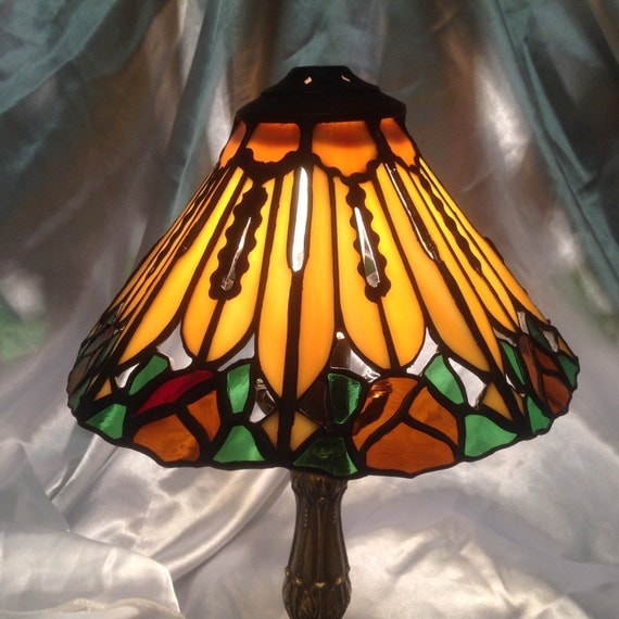 Stained Glass Eight Panel Lamp Shade