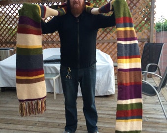 Handmade 14' Long Doctor Who Scarf