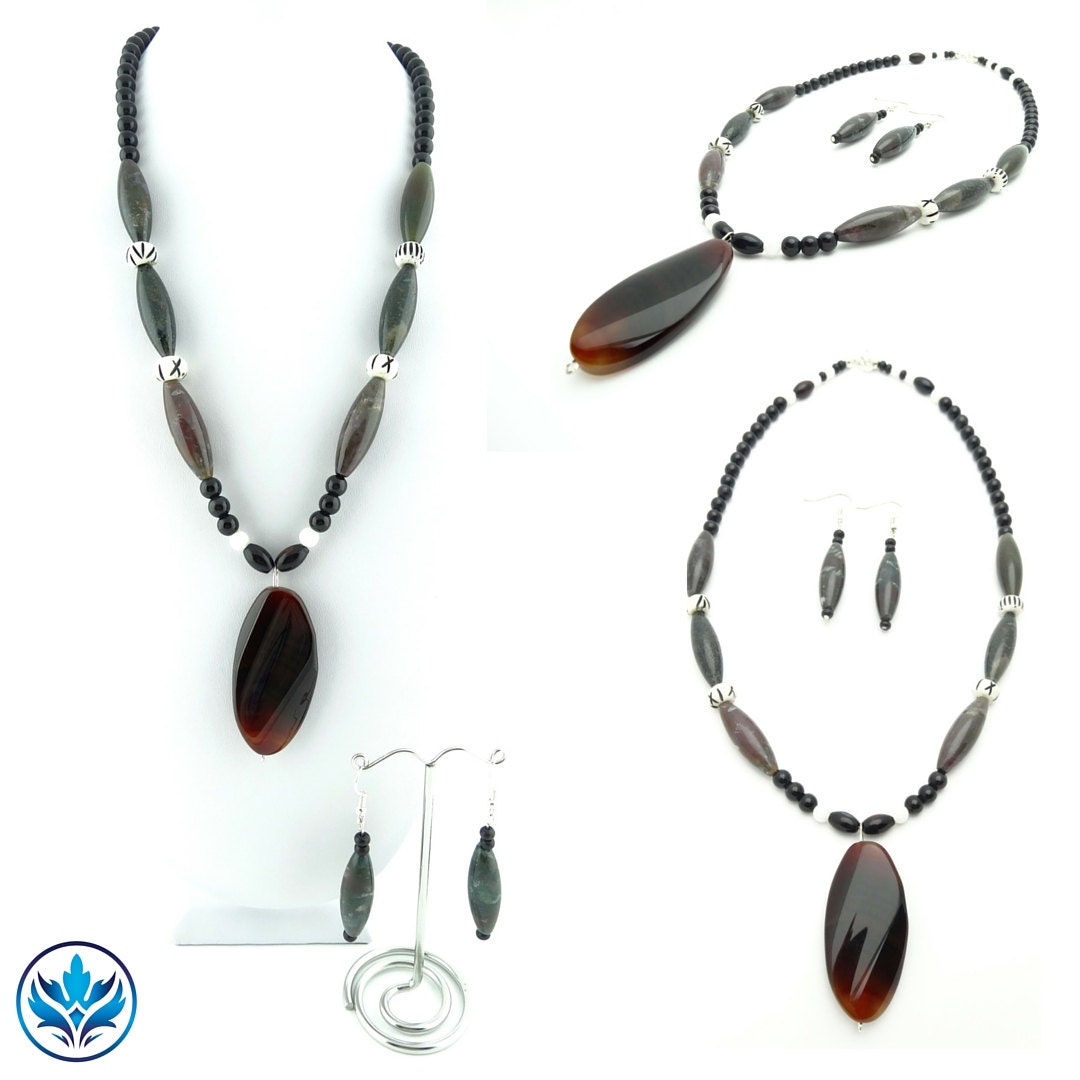 amethyst obsidian jewelry