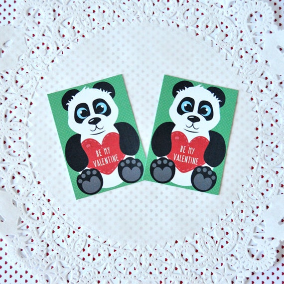 panda valentines bear