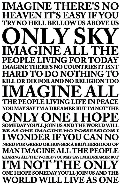 Song Lyrics Vinyl Decal by FibbleDecals on Etsy