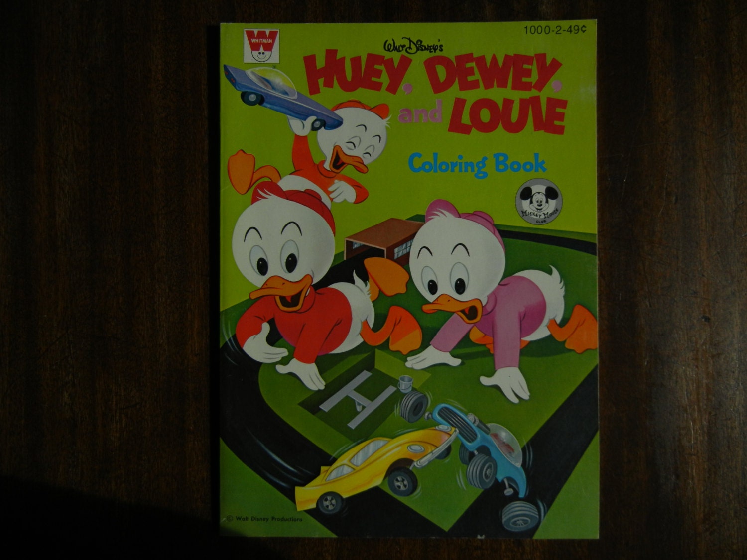 Walt Disney's Huey Dewey and Louie Coloring Book 1970