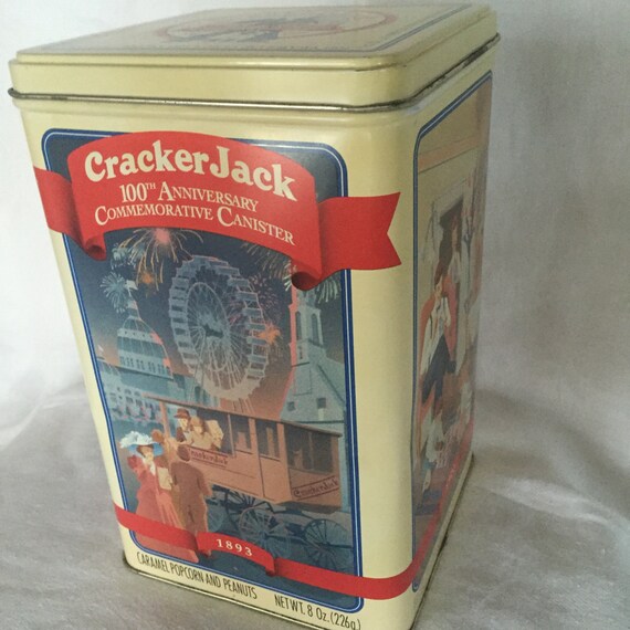 Vintage Limited Edition Cracker Jack Tin by LOVEitAllBoutique