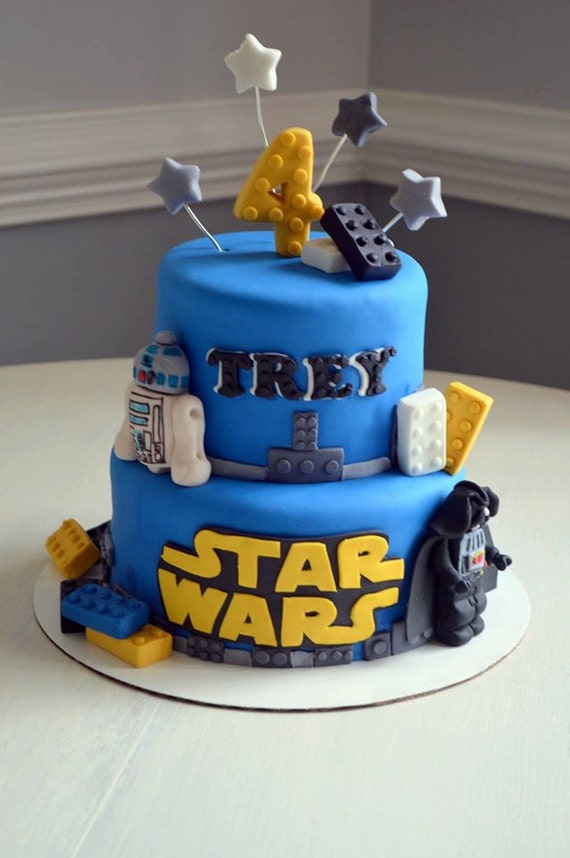 Star Wars Lego Cake Decorating Kit Edible By