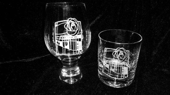 Hand Engraved Charles Rennie Mackintosh Style By Engravingbysharon 0390