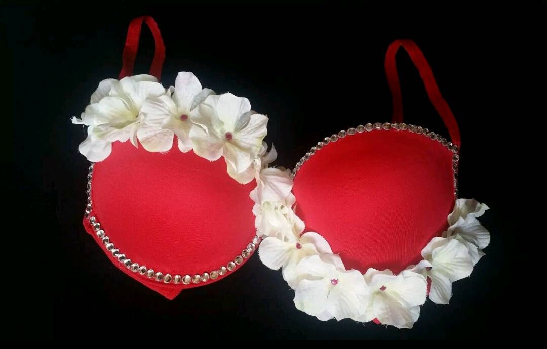 Cherry Blossom Rave Bra