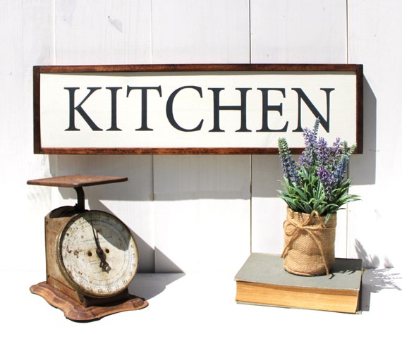 Kitchen  Wood Sign Rustic  Kitchen  Decor Rustic  Sign