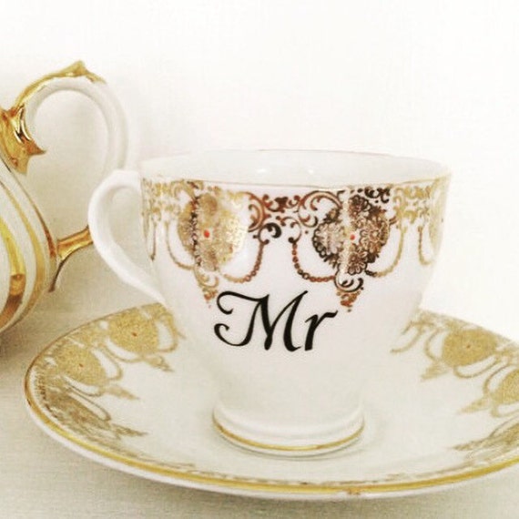 Personalised Vintage Tea Cup any name you like on a tea cup