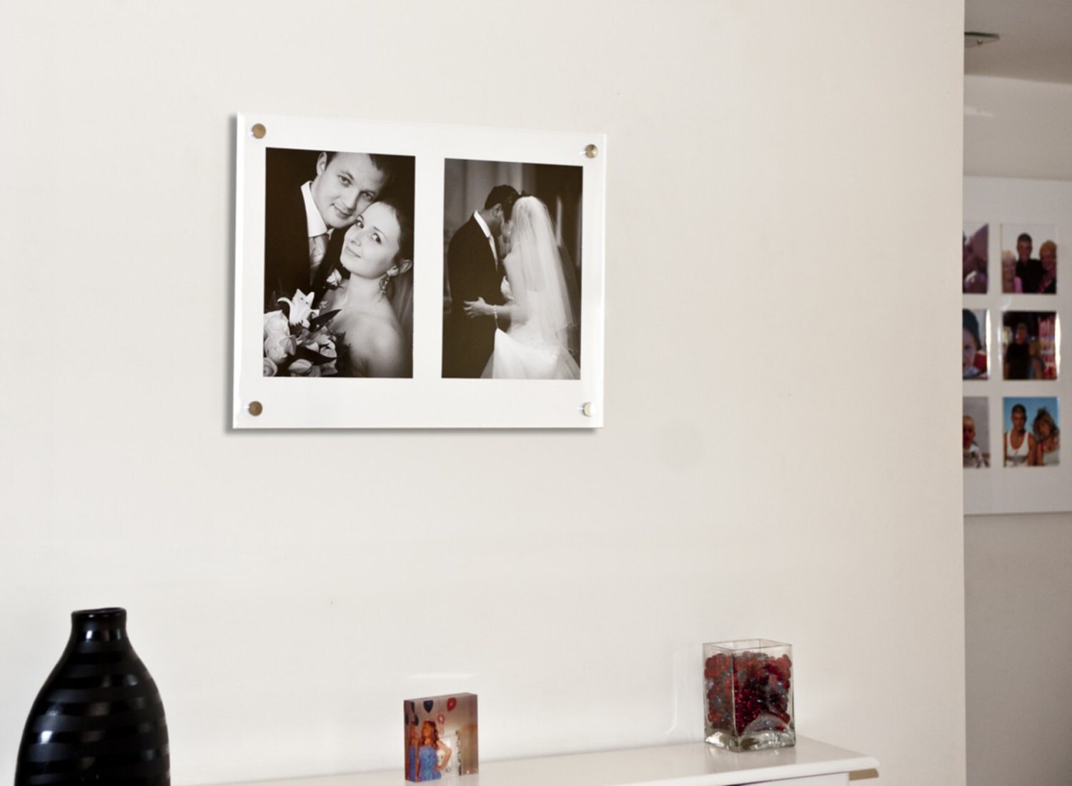 6 x 4/" Wall multi picture photo frame 4 x 6/" all colour gloss Cheshire Acrylic