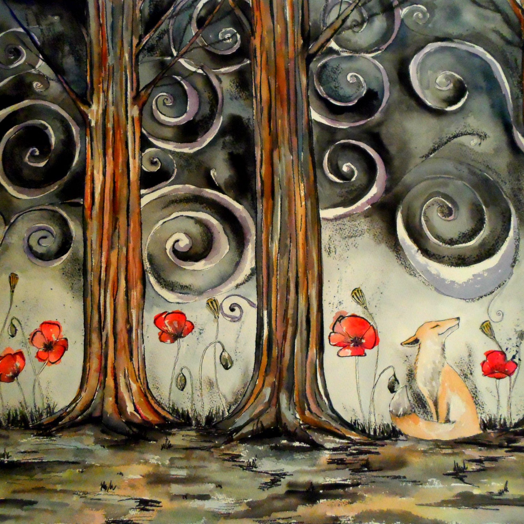 Cute Cactus Mug. Cacti Mug. Coffee Cup. Hand Drawn Mug. 14 oz