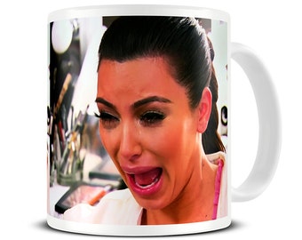 Kim Kardashian Mug - Funny Mug - Kim Kardashian Crying Coffee Mug - Best Friend Gift - Leaving Gifts - Leaving Present MG573