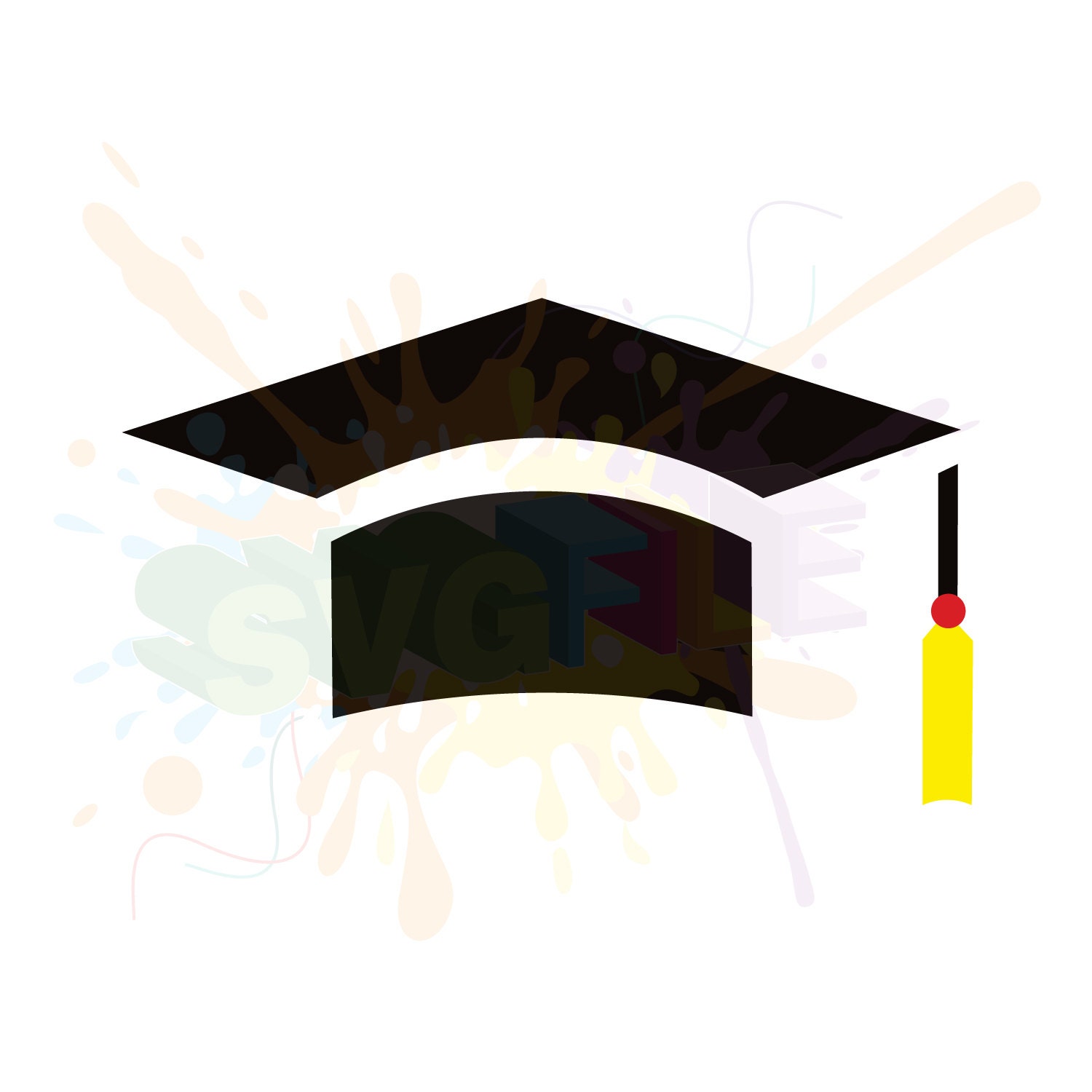 Download Graduation Hat SVG Files For Silhouette Studio and Cricut