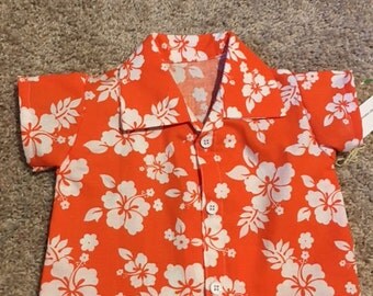 Hawaiian Shirt Infant-Floral Print