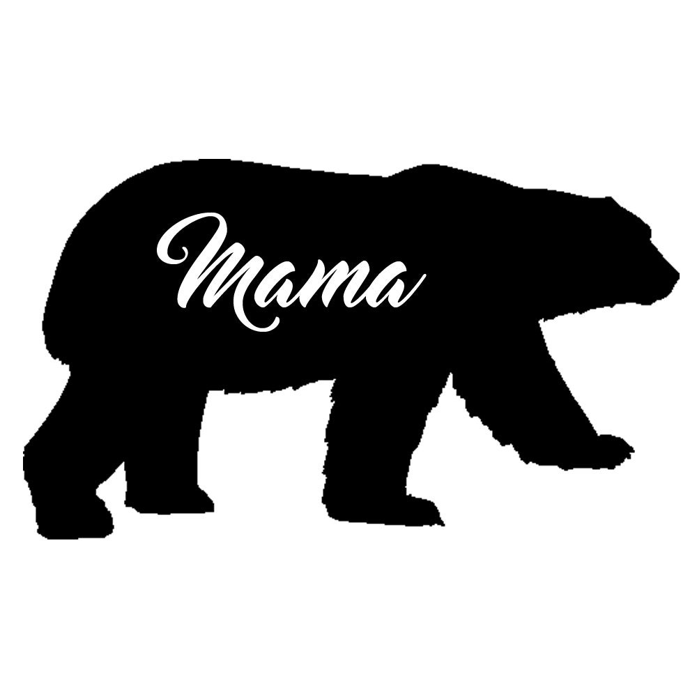 Mama bear decal decals for moms new mom gifts by SinCityCuttingCo