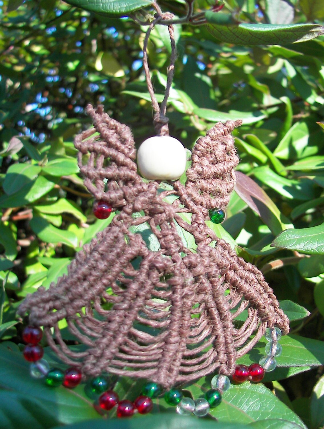 Macrame Christmas Angel Ornaments