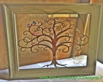 Family Tree | Personalized Gift | Birthday Gift | New Home Present | House Warming Gift | Unique | Anniversary Gift