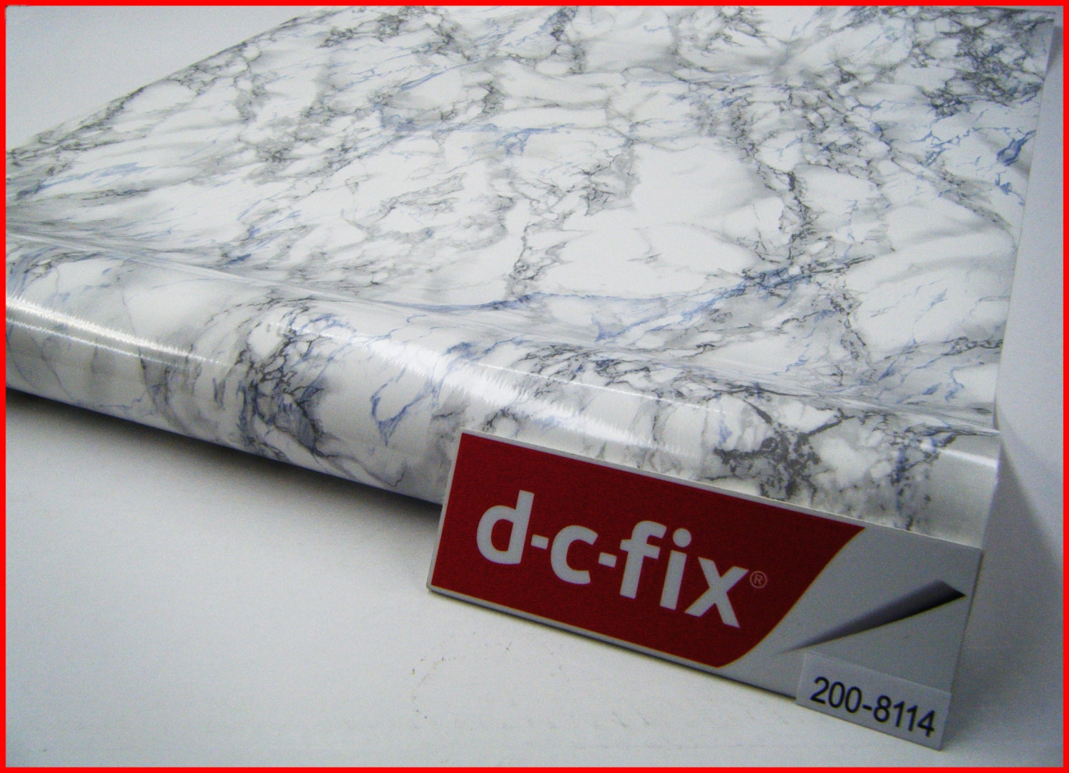 Contact Paper DC FIX 67.5CM X 2M White Background Light Blue