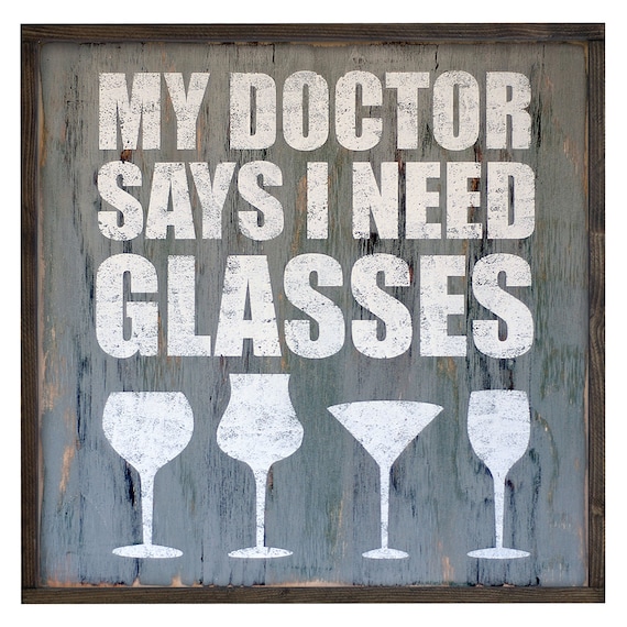 Funny Sayings Signs with Sayings Frame Sign by RusticaHomeDecor