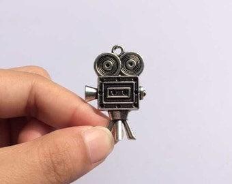Antique 3D Movie Projector Charms Diy Jewelry Findings Accessories 39x25mm 10pcs T476
