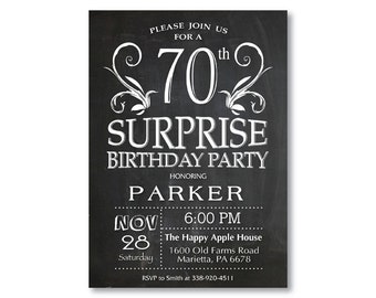 Surprise 30th Birthday Invitation. Cheers and beers to 30