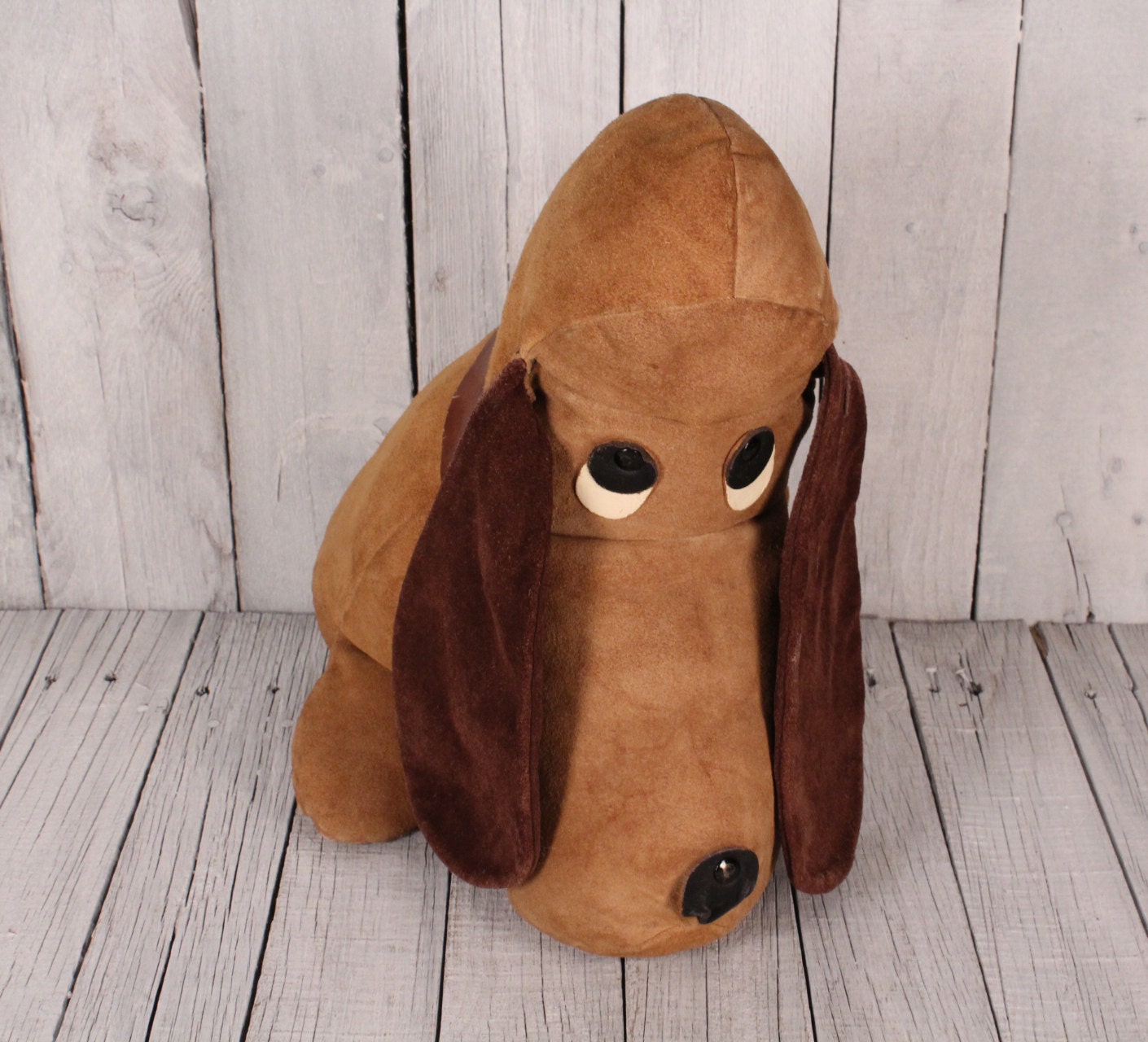 vintage stuffed dog