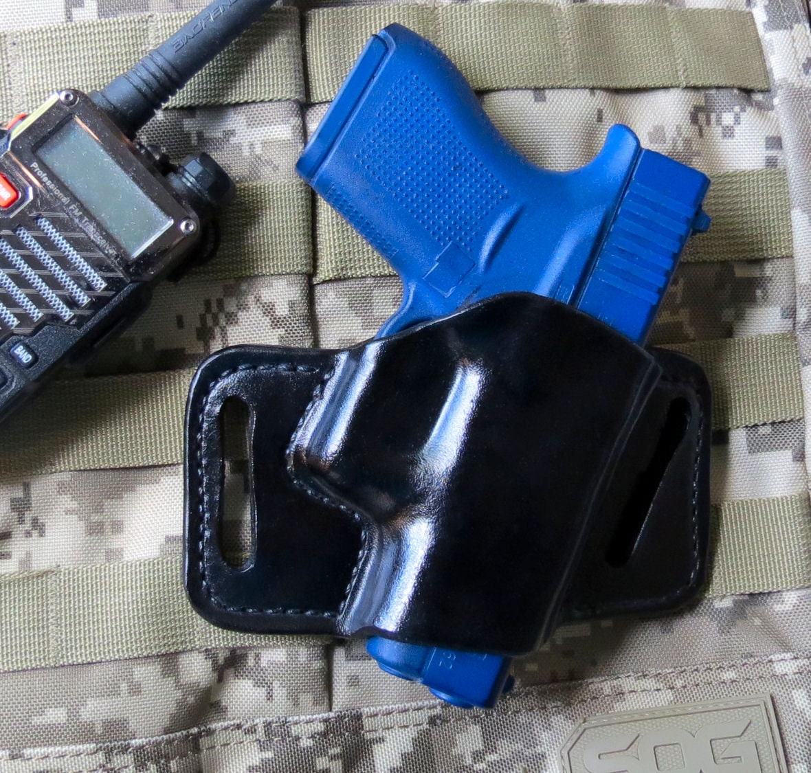 Glock 43 OffDuty Pancake Leather Holster by NewPacificaLeather