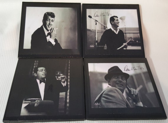 Dean Martin Ceramic Tile Drink Coaster Set