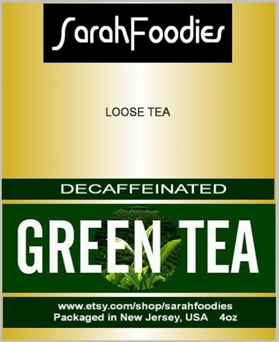 Loose Decaffeinated Green Tea. 4oz makes 30 cups 810oz