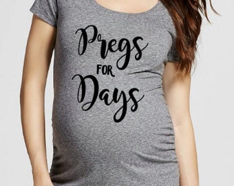 black pregnancy shirt