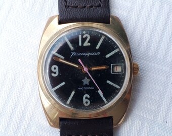 Komandirskie Soviet watch Vintage Watch Men watch Mechanical watch vostok komandirskie men's wrist Commander Russian Army Komandirskie USSR