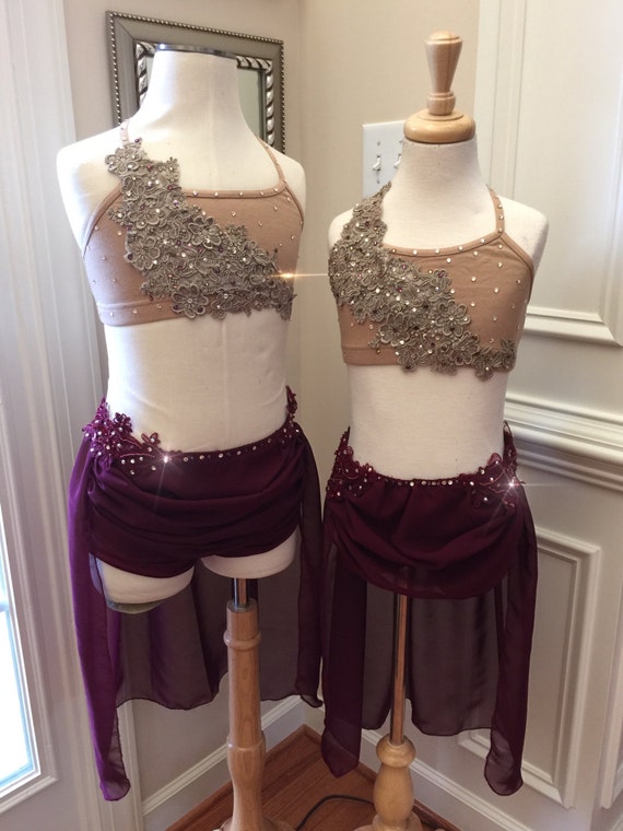 2 Piece Custom Lyrical Dance Costumejazz Or Contemporary