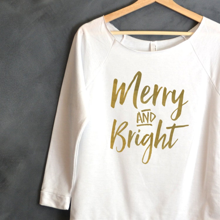 merry & bright shirts