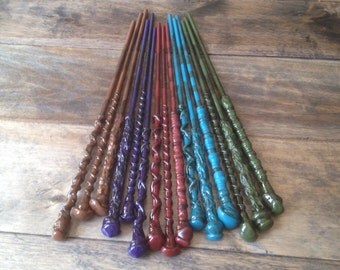 Wand, 1 Wizard Wand, Witch Wand, Magic Wand, Harry Potter Wand, Fairy Wand, Autumn Wand, 12" Wand