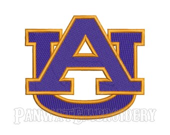 9 Size Auburn Tigers Logo Embroidery Designs, Machine Embroidery Designs, College Football Embroidery Designs - INSTANT DOWNLOAD