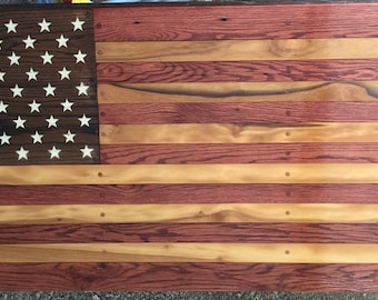 American flag coffee table