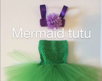 Mermaid costume, Mermaid tutu baby/toddler / tutu /