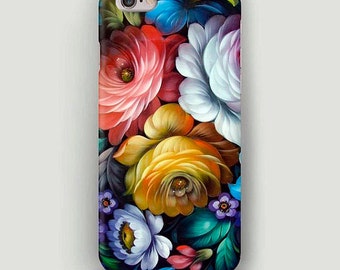 Flower Ornament iPhone 6 Case, Flowers iPhone 7 Plus Case, Womens iPhone Case, iPhone 5s Case, iPhone SE Case, Phone Cover, Gift for Wife