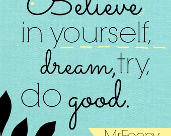 Dream try do good | Etsy