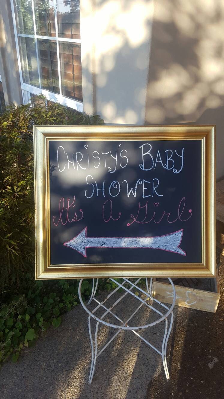 Large GOLD Framed CHALKBOARD For Sale Dining Room by ChairObsessed