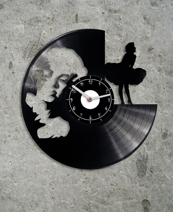 Vinyl clock Marilyn Monroe Marilyn Monroe clock Marilyn