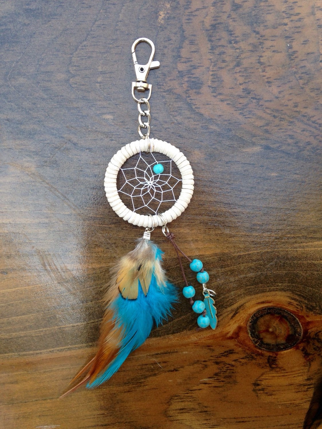 DREAMCATCHER KEYCHAIN by JunebugArtistry on Etsy
