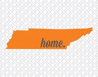 Tennessee Home Design for Cricut and Silhouette Machines | Available in Svg, Eps, Dxf, Png Formats | Vector | Sunshine State | Home State