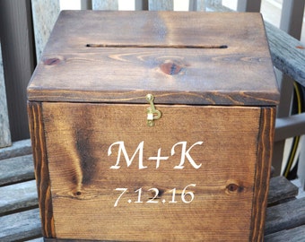 Wedding Card Box, Large Card Box, Rustic Wedding, Wedding Cards, wedding cake stand, Wedding Decor, Custom Card Box, Personalized