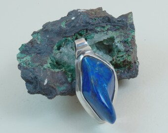 Sterling Silver 925 pendant with lapis