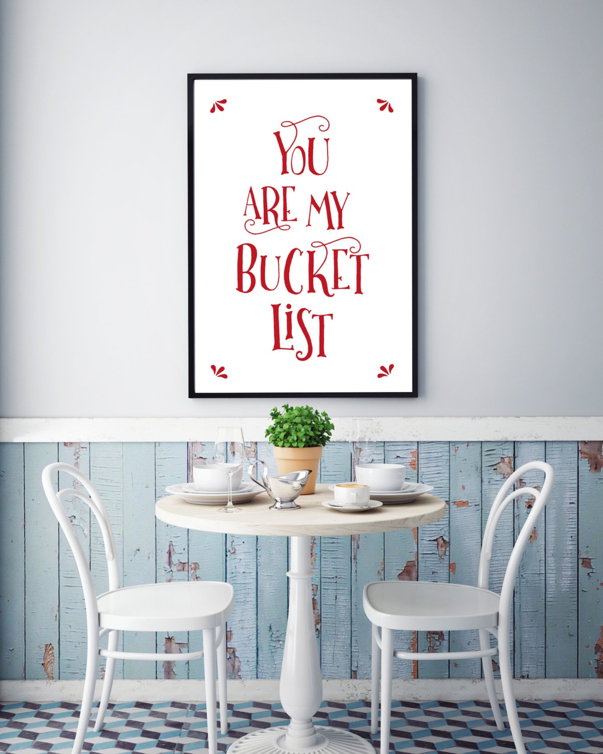 You are my bucket list Printable Printable Poster by PrintsByDuo