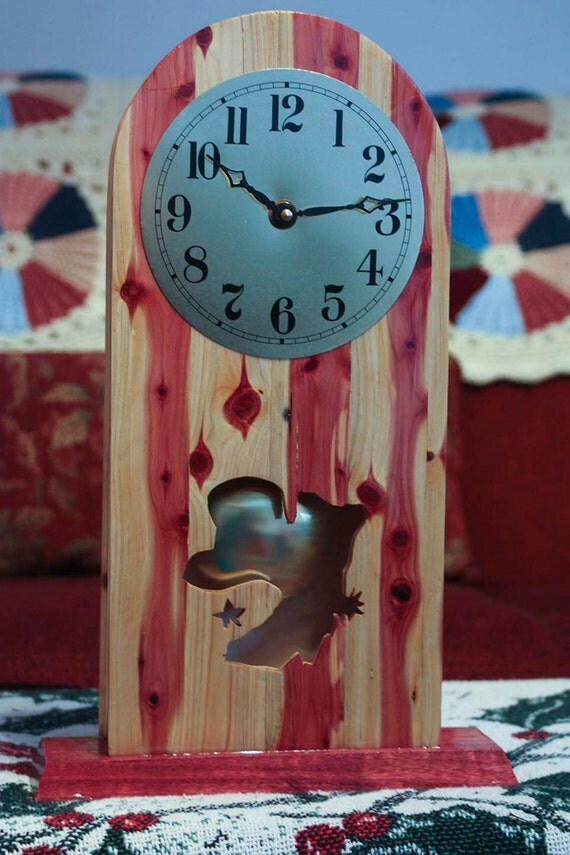 Unique Handmade wood pendulum clocks