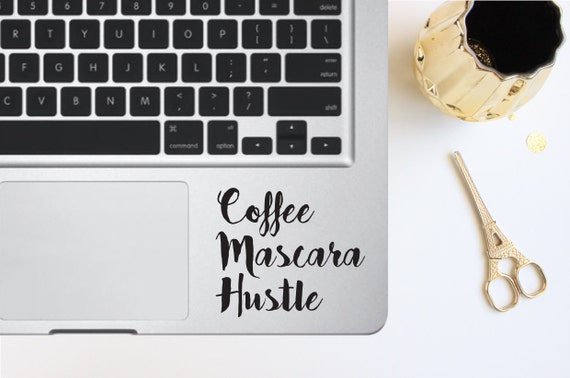 Download Coffee Hustle Mascara Laptop Decal
