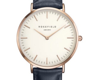 Women Watch > Blue & White > Modern Shape > Elegant > Classic > Quartz